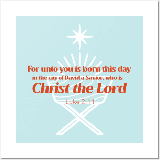 Luke 2:11 Posters and Art